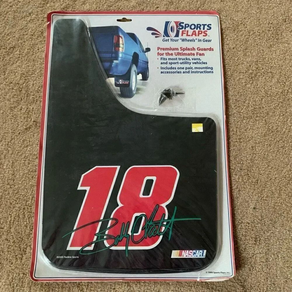 Bobby Labonte 18 NASCAR Sports Flaps Premium Splash Guards *New*